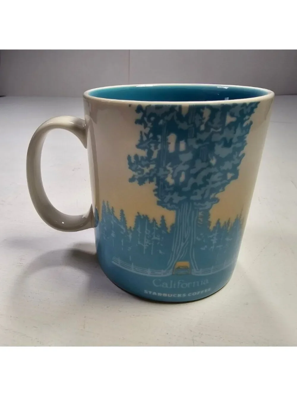 Starbucks California 2009 Collector Series 16oz Ceramic Coffee Mug Tea Cup